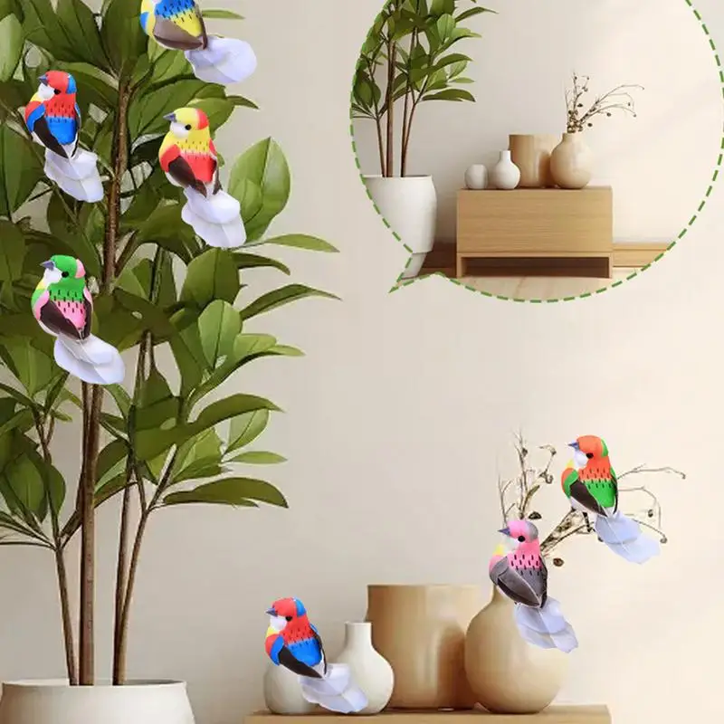 Birds Decor 6 Pieces Realistic Bird Yard Decor Lightweight Simulated Feather Long-Lasting Decorations For Wedding Yard Living
Birds Decor 6 Pieces Realistic Bird Yard Decor Lightweight Simulated Feather Long-Lasting Decorations For Wedding Yard Living