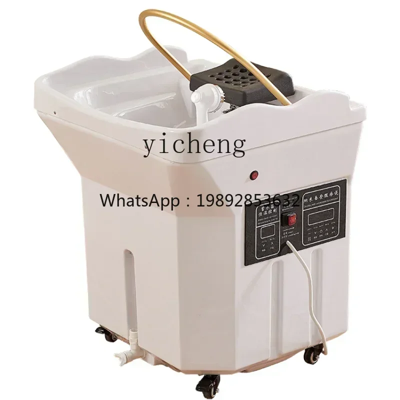 Water Circulation Shampoo Basin Hair Saloon Dedicated Beauty Ear Cleaning Spa Shampoo Machine Movable Head Therapy Bed
Water Circulation Shampoo Basin Hair Saloon Dedicated Beauty Ear Cleaning Spa Shampoo Machine Movable Head Therapy Bed