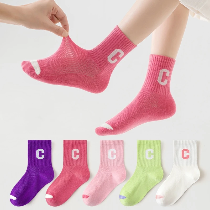 5 Pairs Students Kids Mesh Breathable Sports Socks Baby Middle Tube Long Sock Children Boys Girls School Uniform Casual Socks
5 Pairs Students Kids Mesh Breathable Sports Socks Baby Middle Tube Long Sock Children Boys Girls School Uniform Casual Socks