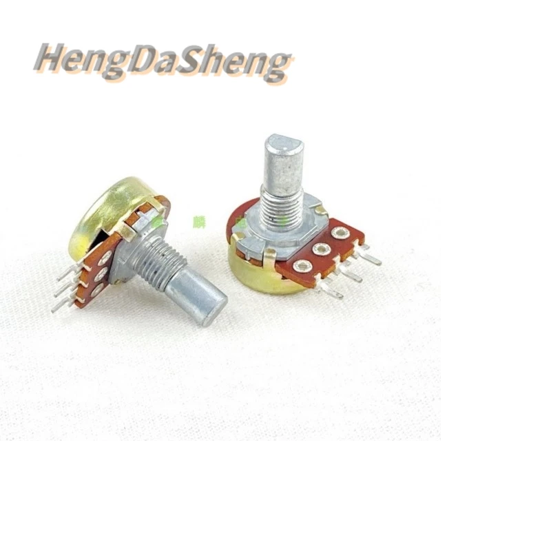 5Pcs/Lot A1M 16 Type 3-pin Single Speaker Power Amplifier Sound Volume Potentiometer 15MM Half Side D-axis
5Pcs/Lot A1M 16 Type 3-pin Single Speaker Power Amplifier Sound Volume Potentiometer 15MM Half Side D-axis