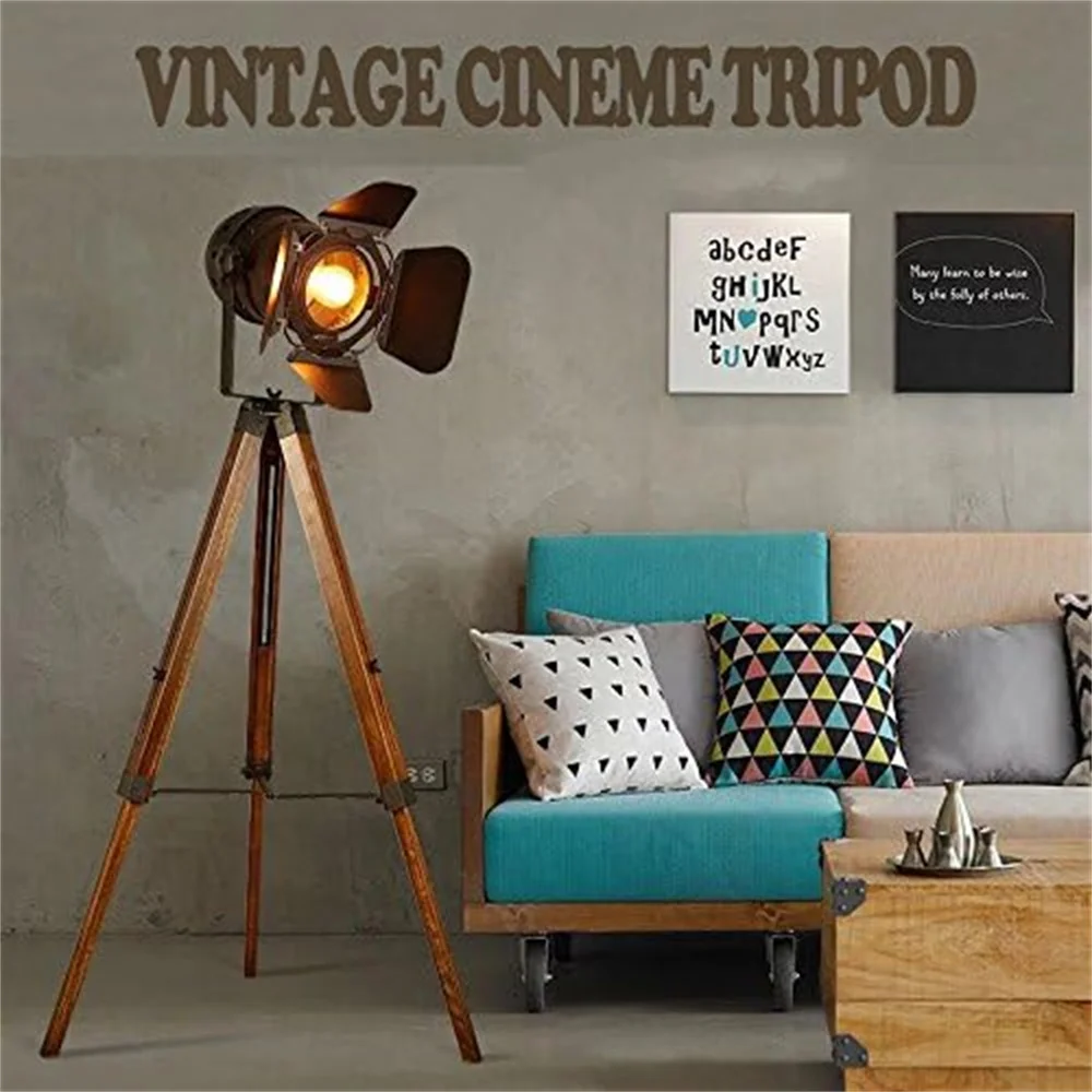 Retro Creative Wood Art Living Room Bedroom Industrial Wind Retractable Creative Camera Tripod Floor Lamp, Home Decoration
Retro Creative Wood Art Living Room Bedroom Industrial Wind Retractable Creative Camera Tripod Floor Lamp, Home Decoration