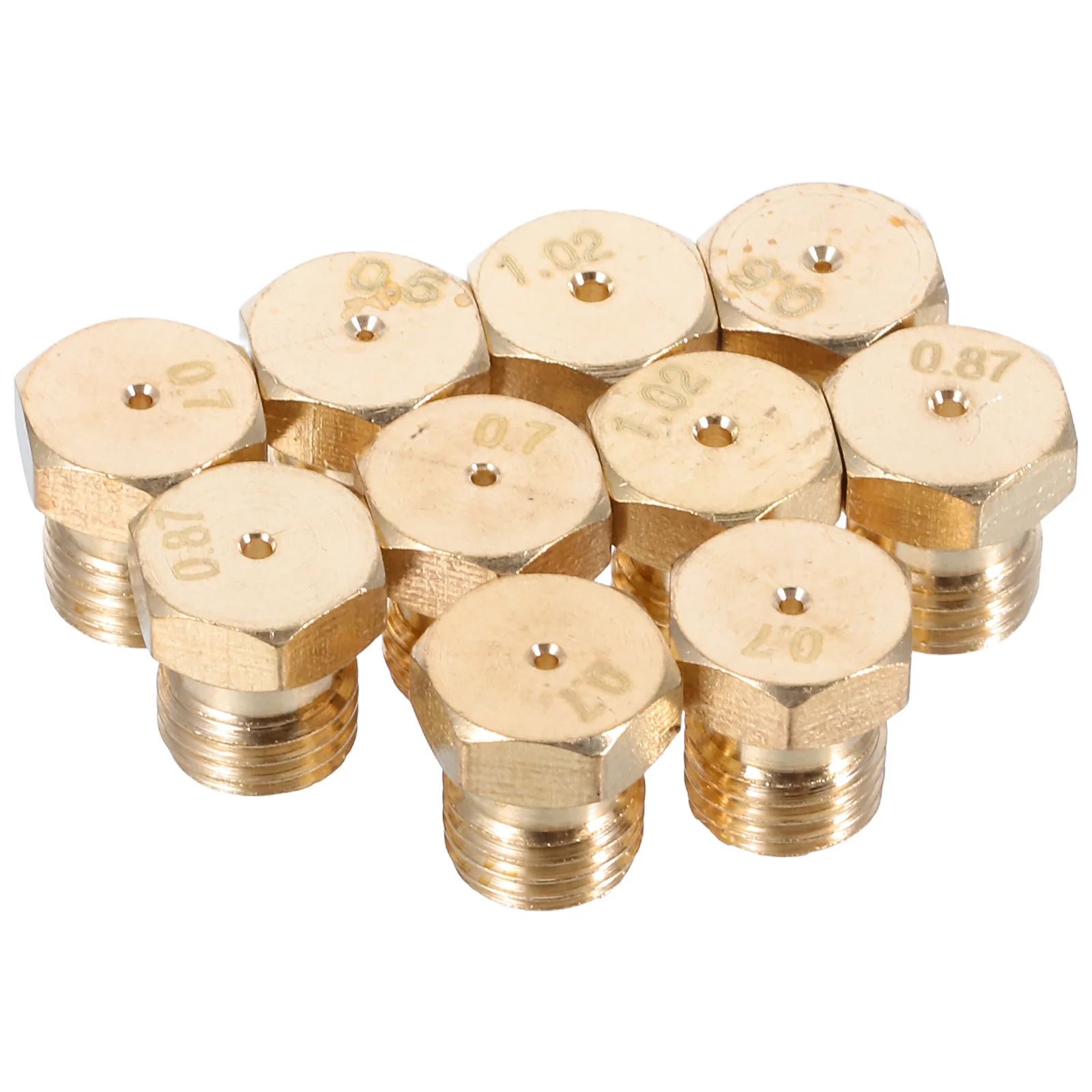 10pcs Household Gas Stove Parts Brass Nozzle Gas Jet Gas Burners Replacement Accessories Home Stove Stove Part Brass Gas Stove N
10pcs Household Gas Stove Parts Brass Nozzle Gas Jet Gas Burners Replacement Accessories Home Stove Stove Part Brass Gas Stove N