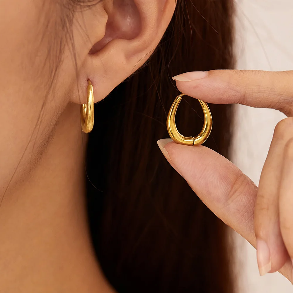 Ailodo Minimalist Stainless Steel Clip Earrings For Women Geometric Party Wedding Earrings Simple Fashion Jewelry Birthday Gift
Ailodo Minimalist Stainless Steel Clip Earrings For Women Geometric Party Wedding Earrings Simple Fashion Jewelry Birthday Gift