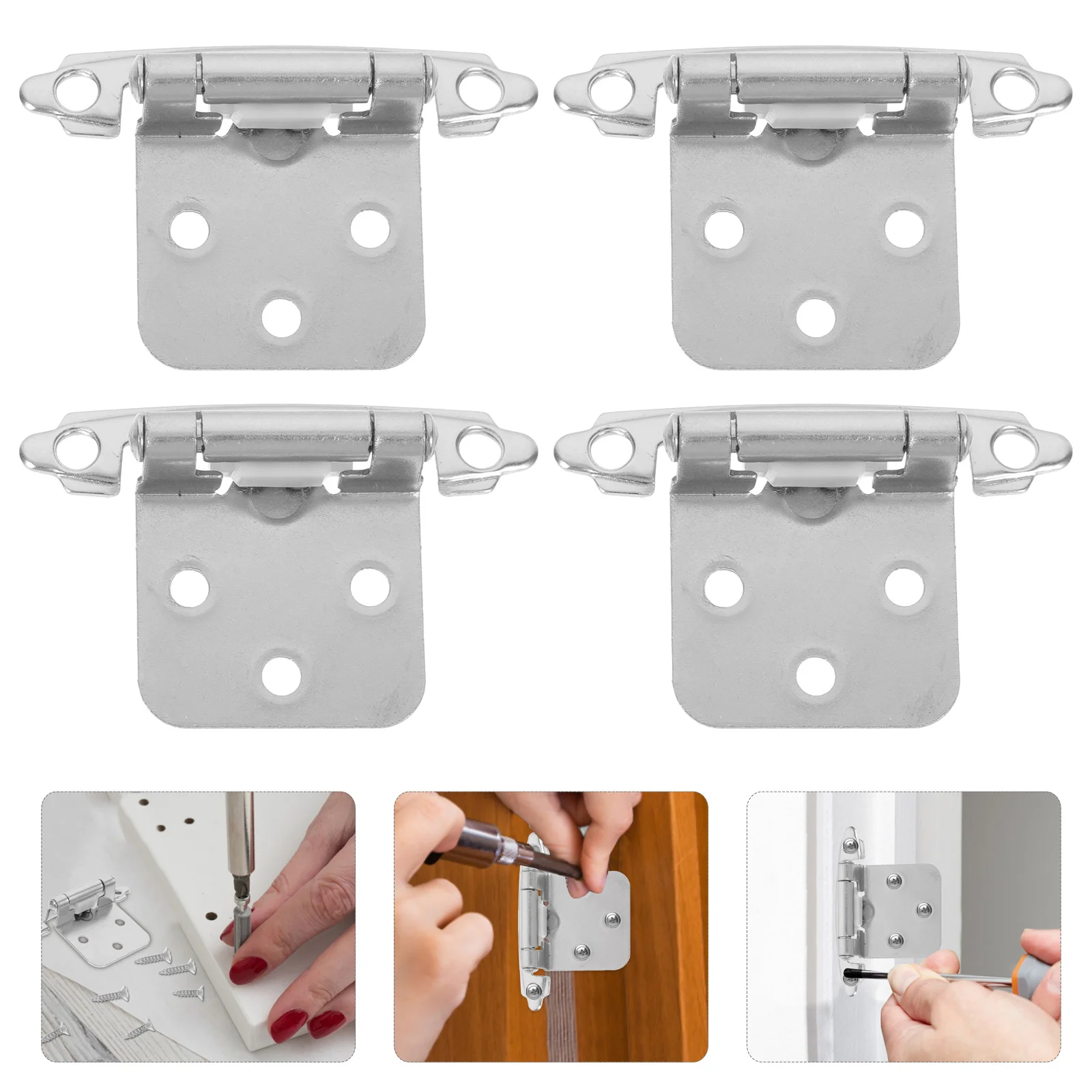10pcs Cabinet Heavy Duty Iron Furniture Self-Closing Door Hinges For Kitchen Shoe Cabinets Durable Metal Hinges Strong Load
10pcs Cabinet Heavy Duty Iron Furniture Self-Closing Door Hinges For Kitchen Shoe Cabinets Durable Metal Hinges Strong Load