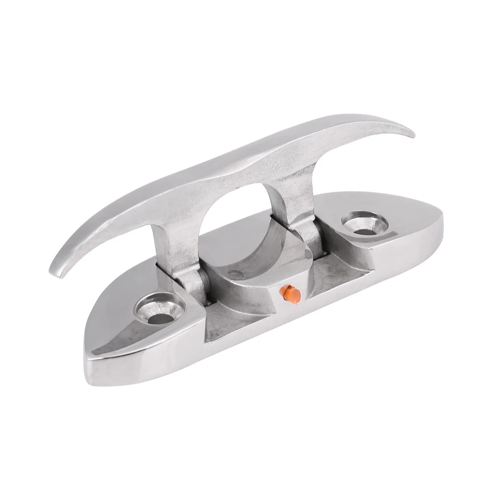 Marine Boat Flip Up 4‑1/2" Folding Cleat OEM Stainless Steel Dock Hardware for Yacht Boat Mooring Accessory Part
Marine Boat Flip Up 4‑1/2" Folding Cleat OEM Stainless Steel Dock Hardware for Yacht Boat Mooring Accessory Part
