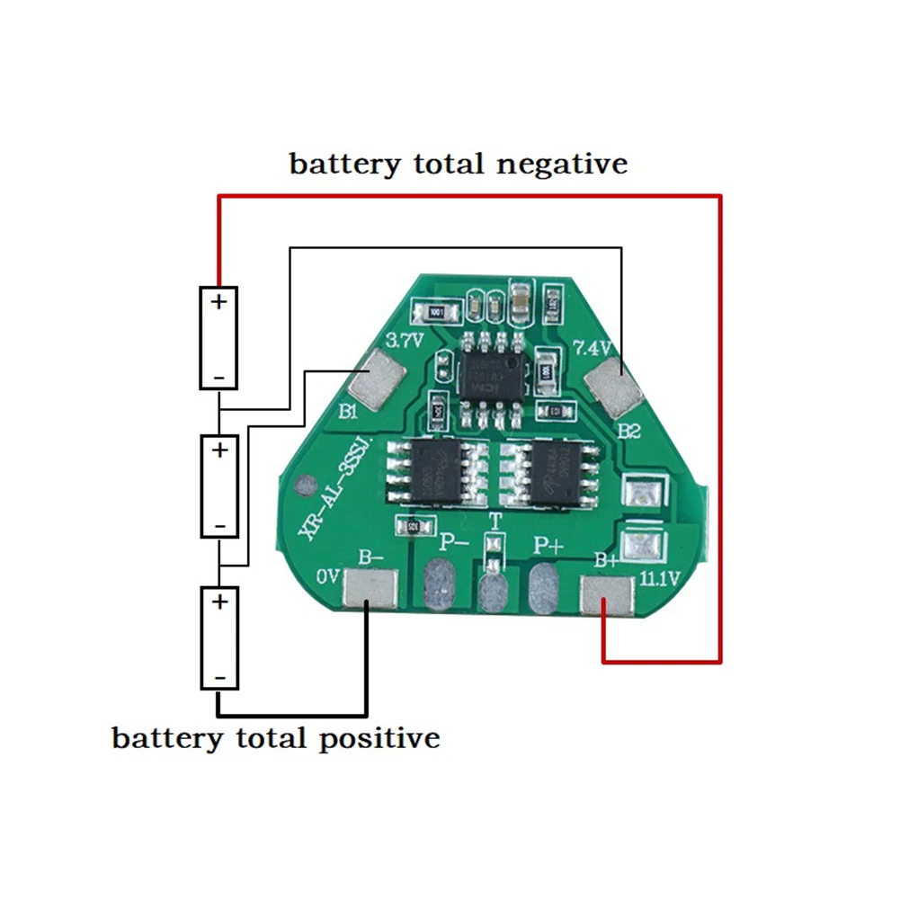 3S 5A 11 1V 12 6V Плата зарядного устройства для литий-ионных аккумуляторов с защитой температур и восстановлением перегрузки по току для аккумуляторов
3S 5A 11 1V 12 6V Плата зарядного устройства для литий-ионных аккумуляторов с защитой температур и восстановлением перегрузки по току для аккумуляторов