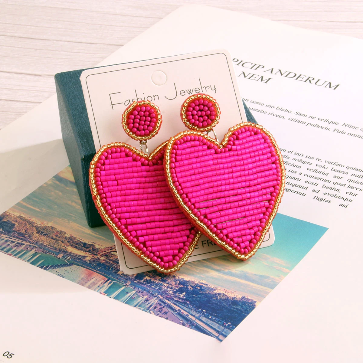 Valentine Day Beaded Heart Earrings Red Love Seed Bead Earrings for Women Hot Pink Valentine Jewelry Gift for Her Gift for Mom
Valentine Day Beaded Heart Earrings Red Love Seed Bead Earrings for Women Hot Pink Valentine Jewelry Gift for Her Gift for Mom