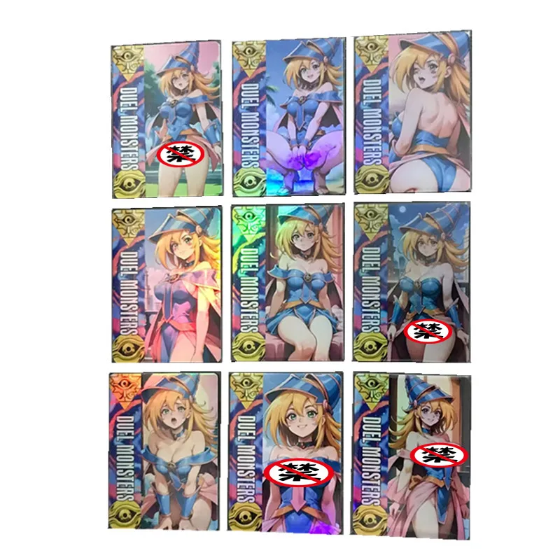 Набор из 9 сексуальных карточек Yu-Gi-Oh! Коллекционная карточка Black Magician Girl (Блэк Мэджикер) ACG, аниме, 18+, для взрослых, подарок для отаху, игра, комикс
Набор из 9 сексуальных карточек Yu-Gi-Oh! Коллекционная карточка Black Magician Girl (Блэк Мэджикер) ACG, аниме, 18+, для взрослых, подарок для отаху, игра, комикс