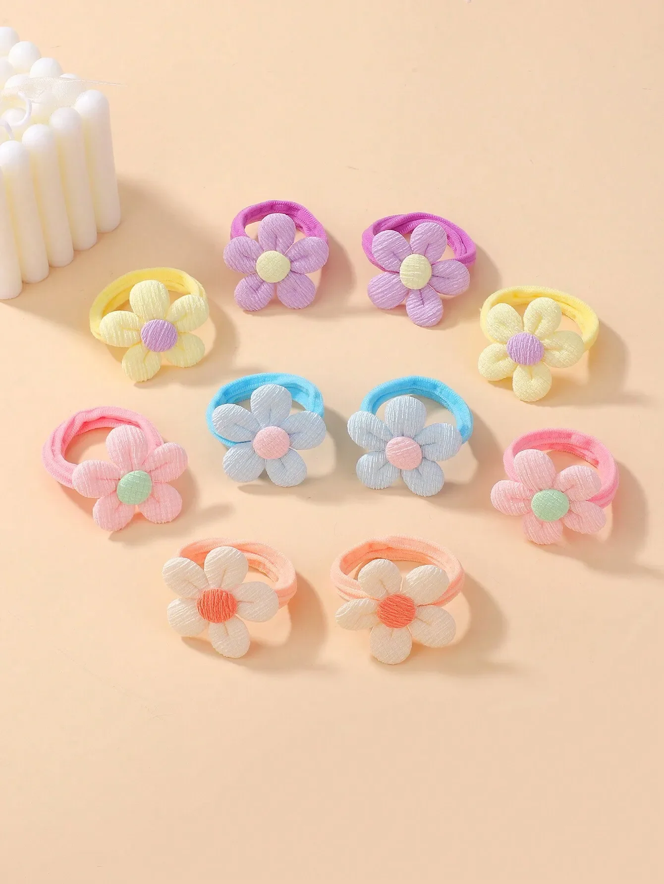 10pcs Solid Color Flower Nylon Elastic Hair Ties, Children Hair Accessories, Mini Baby Hair Bands
10pcs Solid Color Flower Nylon Elastic Hair Ties, Children Hair Accessories, Mini Baby Hair Bands
