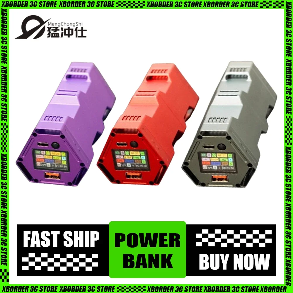 MCSPOWER Color Screen Power Bank Aluminium Alloy Fast Charging 30000 MAh Power Bank Kit Detachable Body Mobile Bluetooth Gamer
MCSPOWER Color Screen Power Bank Aluminium Alloy Fast Charging 30000 MAh Power Bank Kit Detachable Body Mobile Bluetooth Gamer