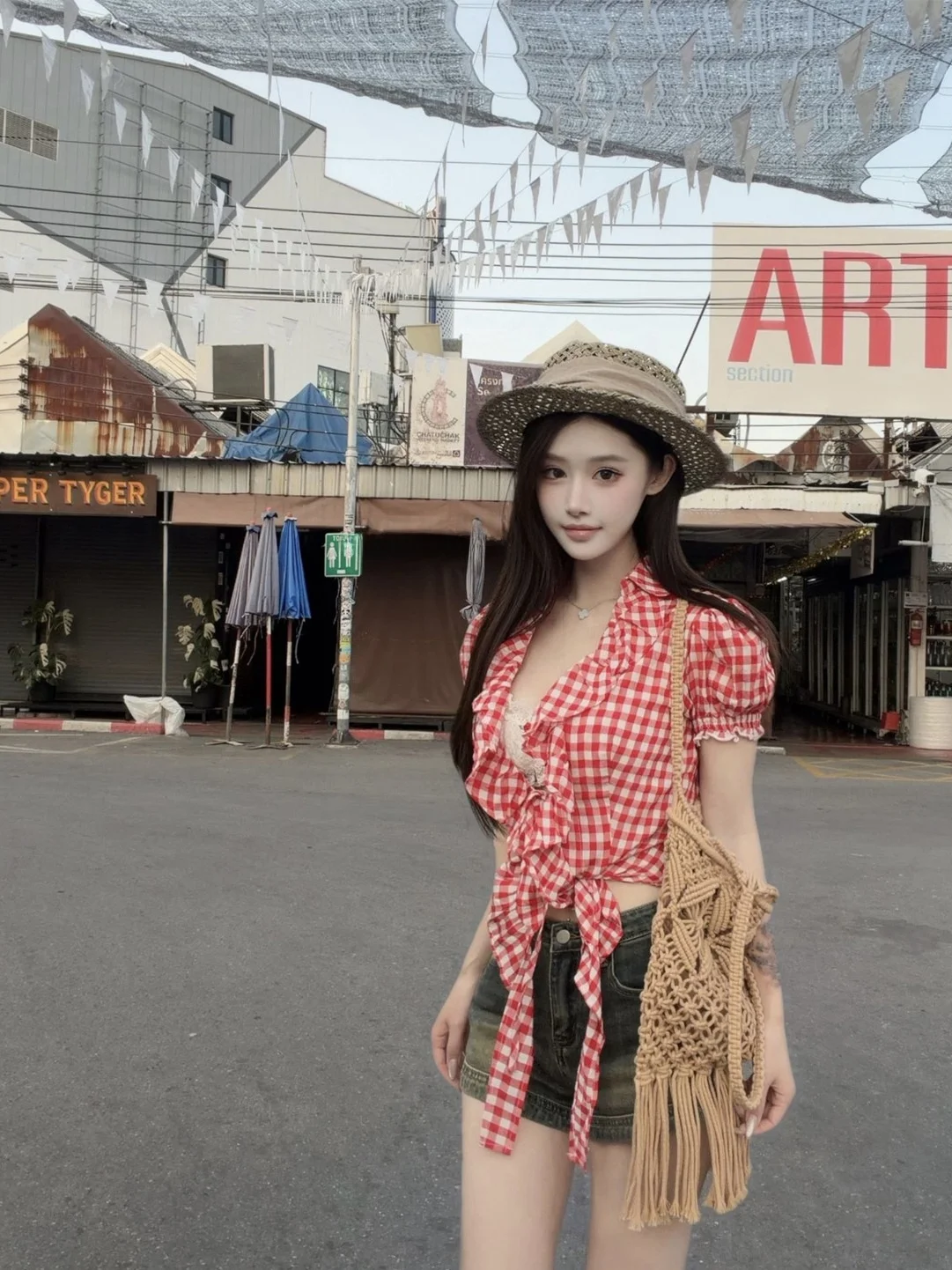 Summer 2026 Women's Checkered Short Sleeve Shirt Casual Versatile Red Plaid Design Trendy Top Comfortable Polyester Fiber
Summer 2026 Women's Checkered Short Sleeve Shirt Casual Versatile Red Plaid Design Trendy Top Comfortable Polyester Fiber