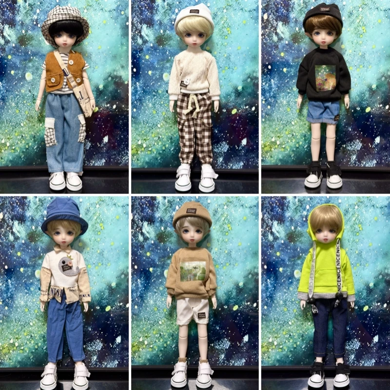 Full Set 30cm Elf Boy Doll 1/6 BJD Doll Handmade Makeup DIY Male Doll With Clothes Joint Movable Body Girls Dress Up Gifts Toys
Full Set 30cm Elf Boy Doll 1/6 BJD Doll Handmade Makeup DIY Male Doll With Clothes Joint Movable Body Girls Dress Up Gifts Toys