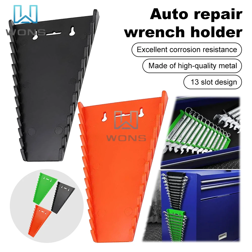 2Pcs Wrench Organizer Wrench Storage Rack Plastic Spanner Tools Holders Wrench Holder Wrenches Keeper for 6 mm to 24mm Wrench
2Pcs Wrench Organizer Wrench Storage Rack Plastic Spanner Tools Holders Wrench Holder Wrenches Keeper for 6 mm to 24mm Wrench