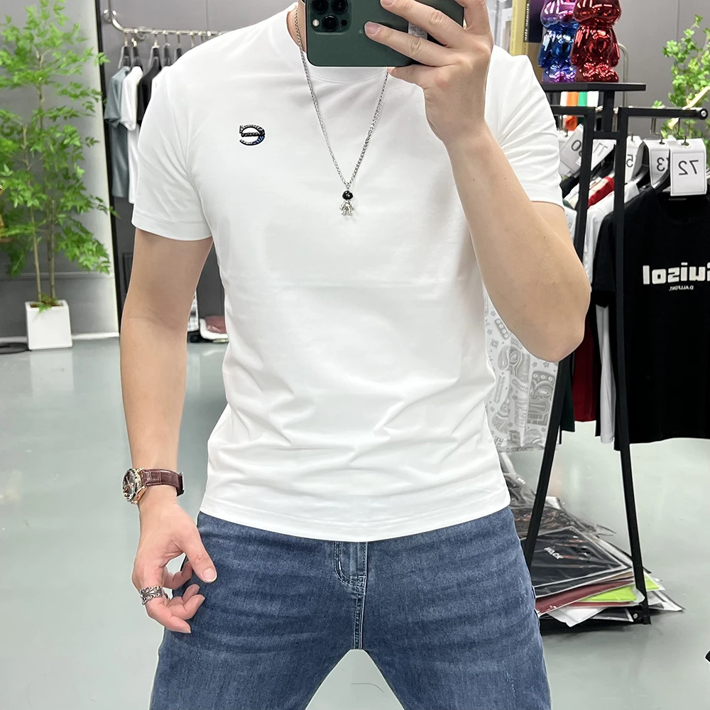 Men's Casual T-shirts Summer New Fashion Letter Cotton Round Neck Base Shirt Homme Tops Gender Neutral Simplicity Clothing M-4XL
Men's Casual T-shirts Summer New Fashion Letter Cotton Round Neck Base Shirt Homme Tops Gender Neutral Simplicity Clothing M-4XL
