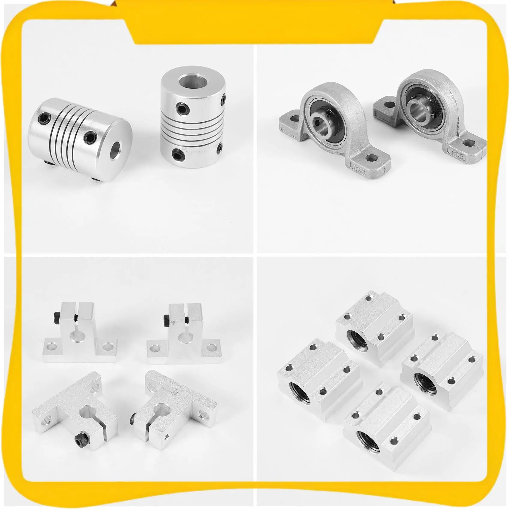 15Pcs 400Mm Optical Axis Guide Bearing Housings Linear Rail Shaft Support Screws Set
15Pcs 400Mm Optical Axis Guide Bearing Housings Linear Rail Shaft Support Screws Set