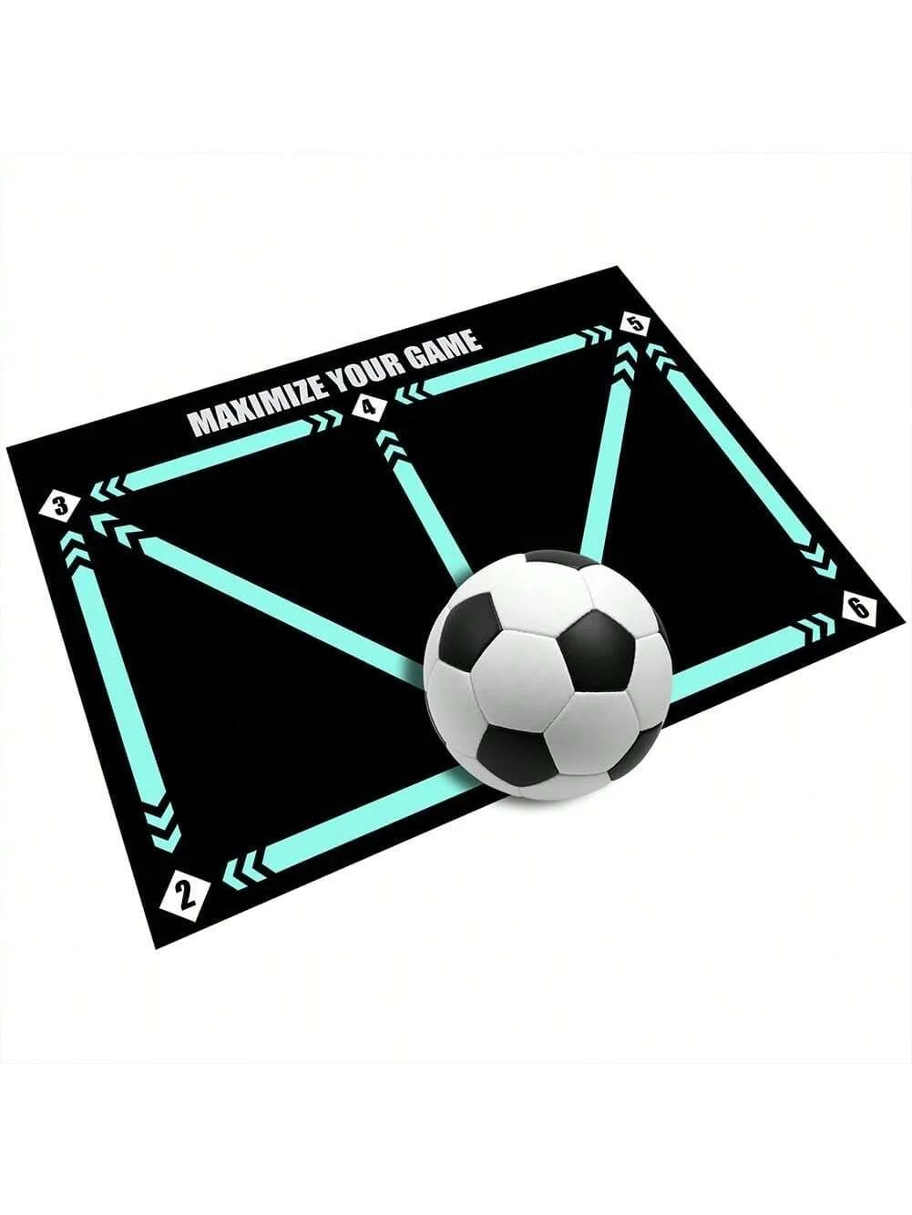 Soccer ball control training mat | Stable and silent rubber base | Digital Guidance Design | Improve ball sense, daily training
Soccer ball control training mat | Stable and silent rubber base | Digital Guidance Design | Improve ball sense, daily training
