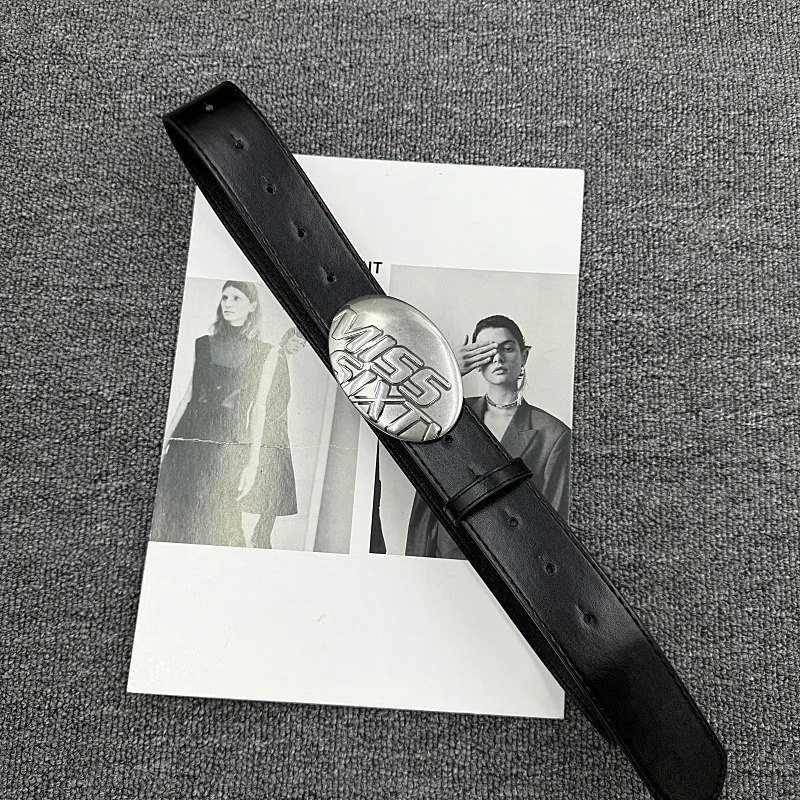 Minimalist Design 2026 Spring New Arrival Faux Leather Belt Women's Logo Retro Round Buckle PU Leather Belt Versatile
Minimalist Design 2026 Spring New Arrival Faux Leather Belt Women's Logo Retro Round Buckle PU Leather Belt Versatile