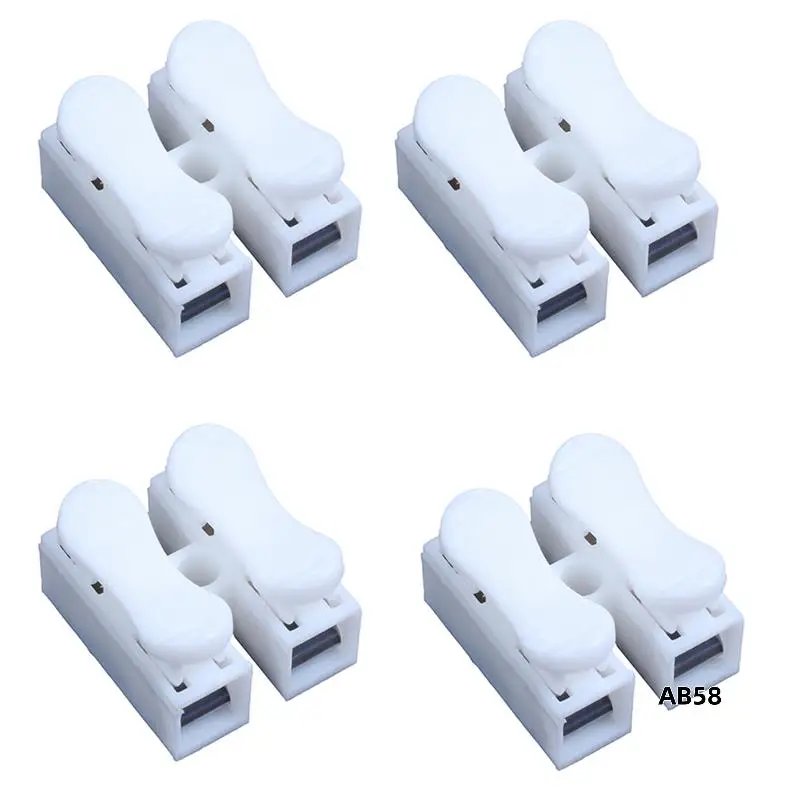 200PCS CH2 Spring Quick Wire Connector Cable Clamp Terminal Block Connector For LED Strip Light
200PCS CH2 Spring Quick Wire Connector Cable Clamp Terminal Block Connector For LED Strip Light
