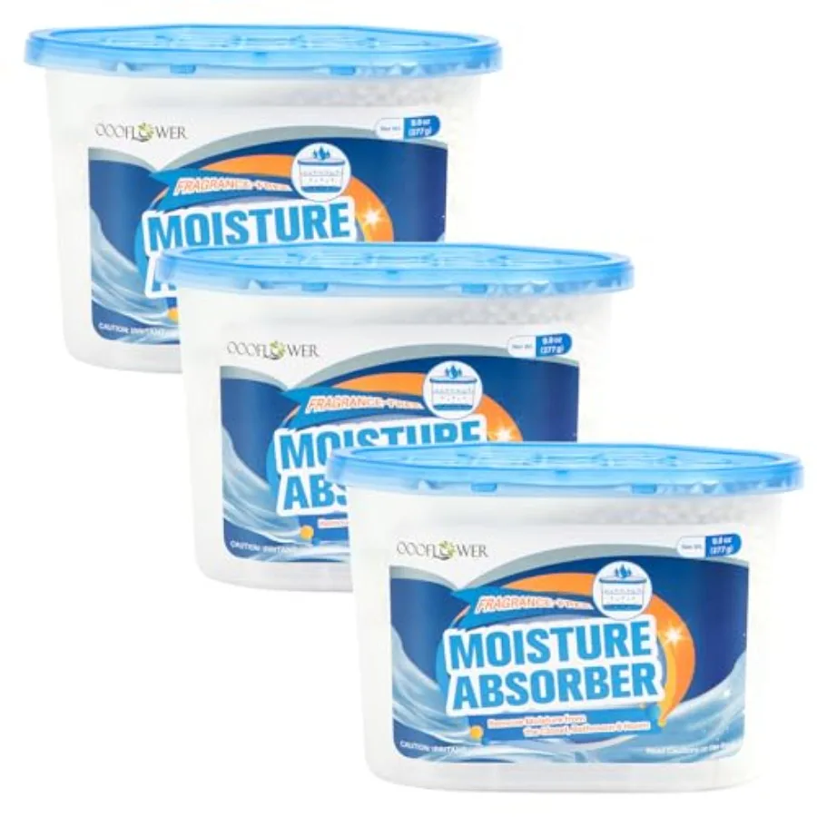 Moisture Absorber, 9.8 oz 277g,Traps Moisture and Humidity, Portable Dehumidifier for Closets, Bathrooms, Toilets, Study Rooms,
Moisture Absorber, 9.8 oz 277g,Traps Moisture and Humidity, Portable Dehumidifier for Closets, Bathrooms, Toilets, Study Rooms,
