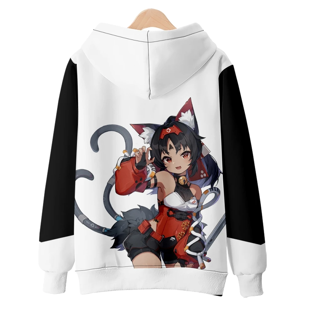 Game Fans Cosplay Zenless Zone Zero Anime Thin Zippered Hoodie Spring Autumn Black White Casual Women Men Sportswear Clothing
Game Fans Cosplay Zenless Zone Zero Anime Thin Zippered Hoodie Spring Autumn Black White Casual Women Men Sportswear Clothing