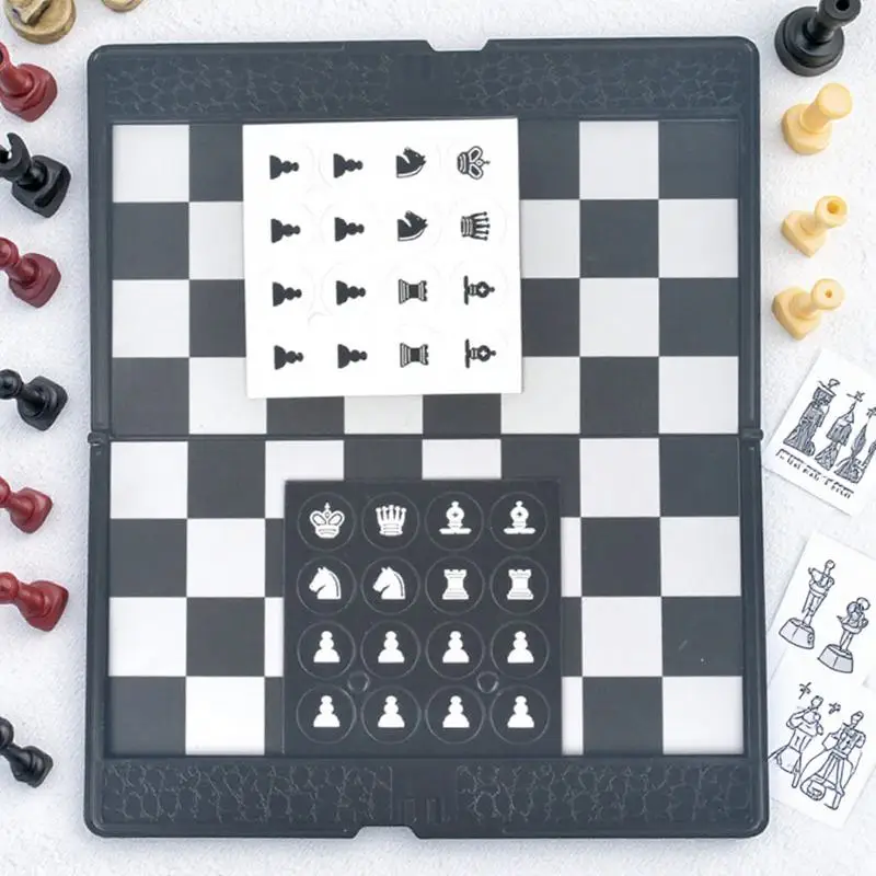 1 Set Foldable Magnetic Chess Checkers Premium Synthetic Portable Educational For Adults International Play
1 Set Foldable Magnetic Chess Checkers Premium Synthetic Portable Educational For Adults International Play