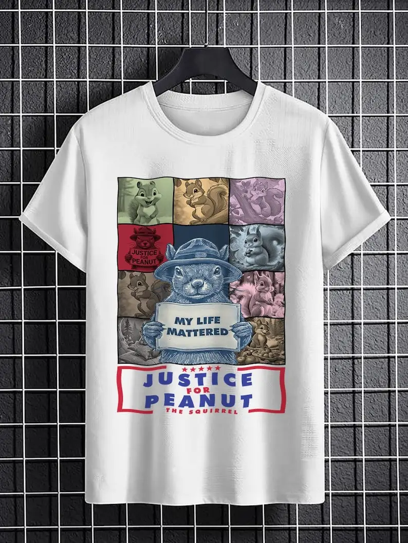 Justice for Peanut Eras Shirt, Justice for Fred Shirt, Squirrel Shirt, Animal Lovers, Peanut the Squirrel, Animal Rights, Raccoo
Justice for Peanut Eras Shirt, Justice for Fred Shirt, Squirrel Shirt, Animal Lovers, Peanut the Squirrel, Animal Rights, Raccoo