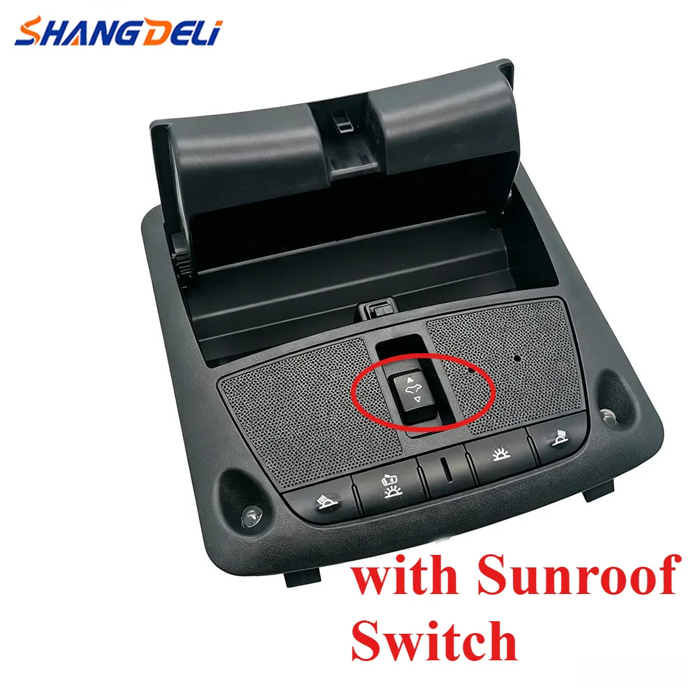 Car Overhead Dome Reading Light with Sunroof Switch for Nissan Teana for X-Trail for Sylphy 2013-2018 Ceiling Lamp Assembly
Car Overhead Dome Reading Light with Sunroof Switch for Nissan Teana for X-Trail for Sylphy 2013-2018 Ceiling Lamp Assembly