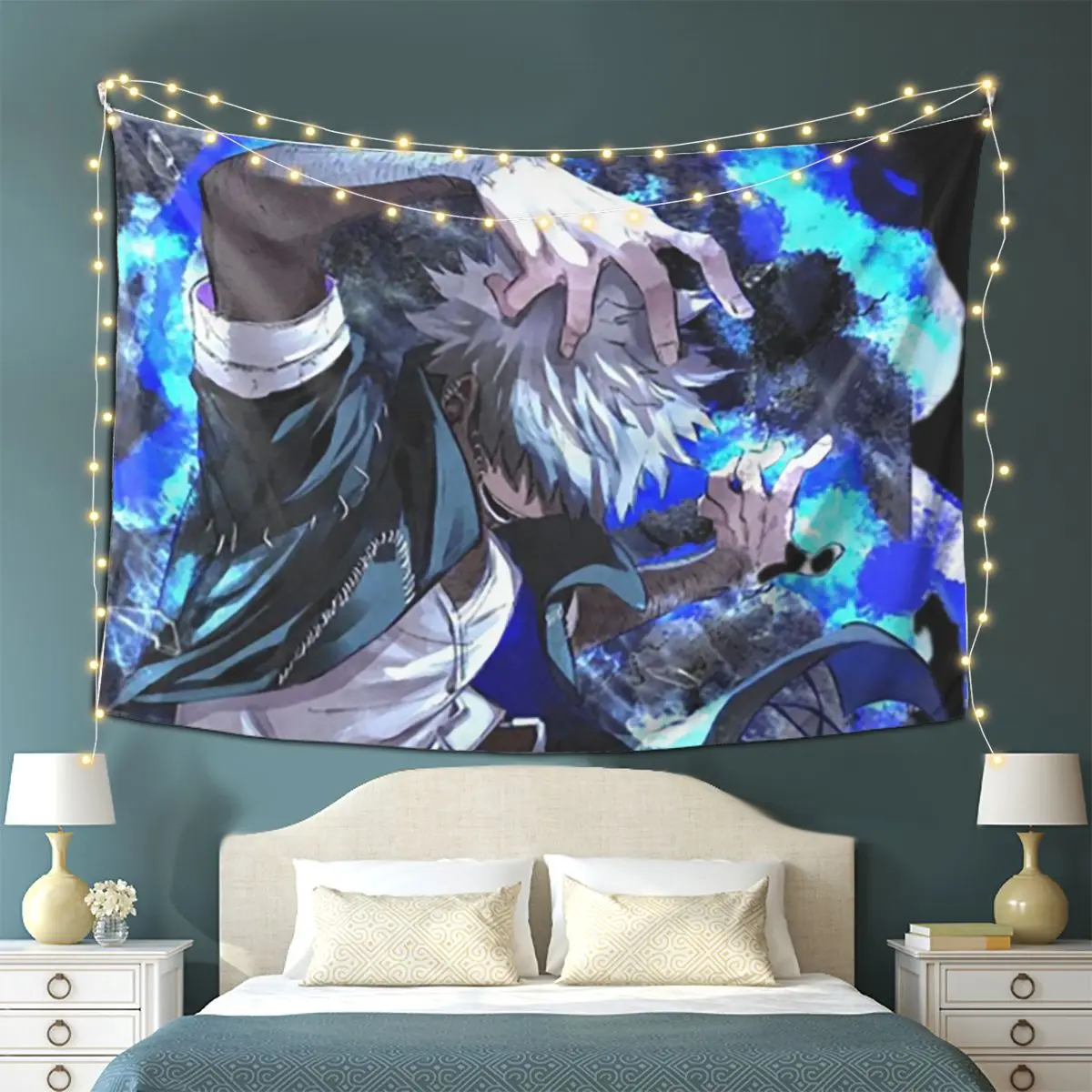 My Hero Academia Dabi Anime Manga MHA Blueflame Tapestry Wall Hanging Aesthetic Home Decoration Tapestries Living Room Bedroom
My Hero Academia Dabi Anime Manga MHA Blueflame Tapestry Wall Hanging Aesthetic Home Decoration Tapestries Living Room Bedroom