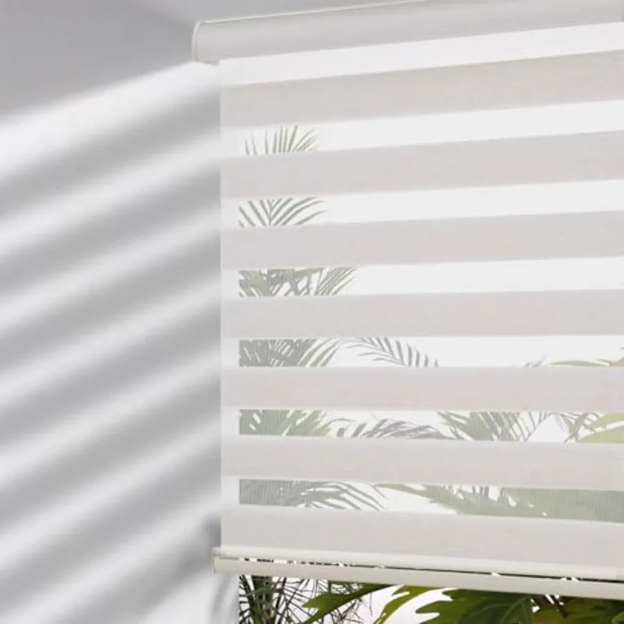 Жалюзи MYshade Zebra без шнура с функцией свободной фиксации - Двухслойные светопропускающие и светонепроницаемые шторы для дневного и ночного использования
Жалюзи MYshade Zebra без шнура с функцией свободной фиксации - Двухслойные светопропускающие и светонепроницаемые шторы для дневного и ночного использования