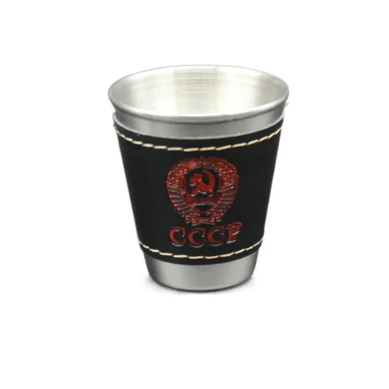 Set Polished 70ML Mini Stainless Steel Shot Glass Cup Wine Drinking Glasses with Leather Cover Bag for Home Kitchen Bar 
Set Polished 70ML Mini Stainless Steel Shot Glass Cup Wine Drinking Glasses with Leather Cover Bag for Home Kitchen Bar