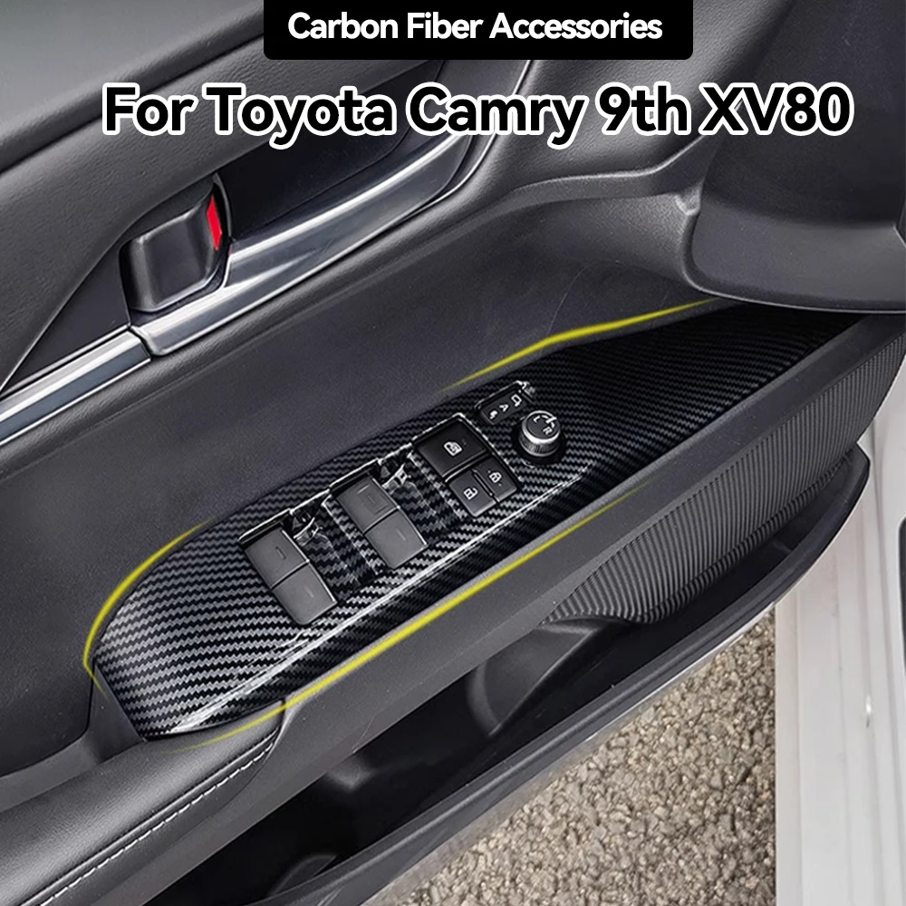 Для Toyota Camry 9 XV80 2025 2024 LHD ABS аксессуары для салона автомобиля, панель переключателя подъема окна, рамка, стекло, подъемник, защитная крышка
Для Toyota Camry 9 XV80 2025 2024 LHD ABS аксессуары для салона автомобиля, панель переключателя подъема окна, рамка, стекло, подъемник, защитная крышка