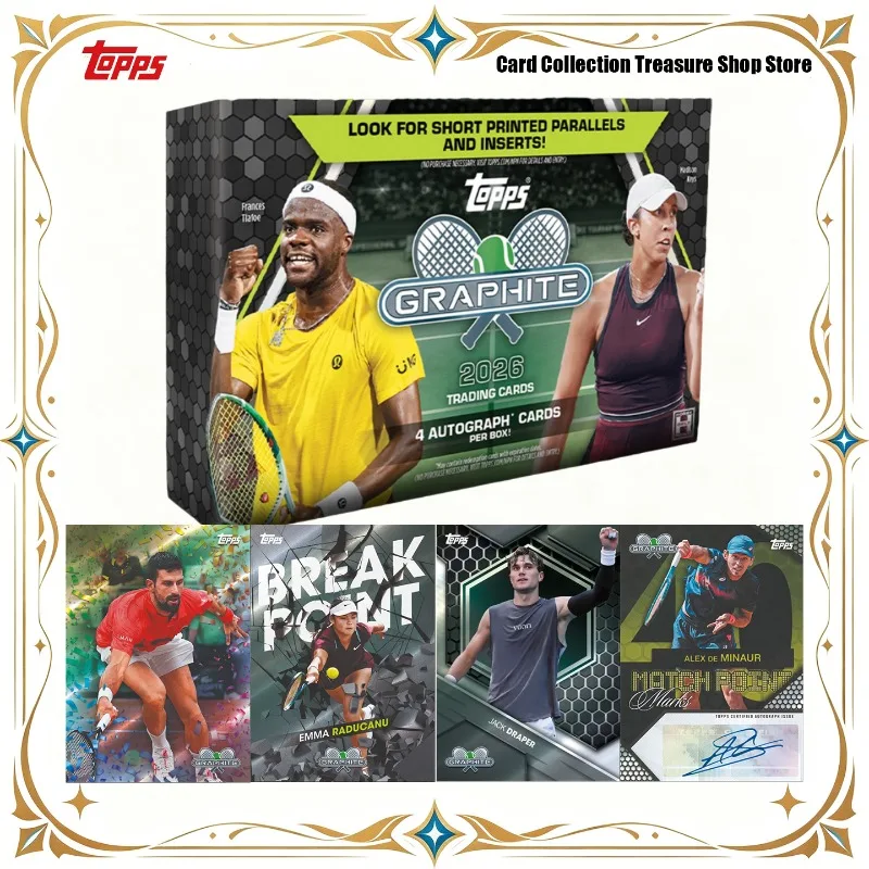 2026 Topps Official Genuine Graphite Tennis Trading Cards Premium Sealed Sports Collectible Cards Blind Box Collectible Gift
2026 Topps Official Genuine Graphite Tennis Trading Cards Premium Sealed Sports Collectible Cards Blind Box Collectible Gift
