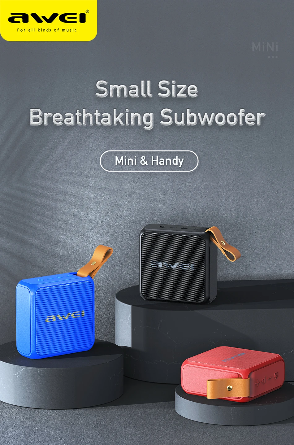 Awei Y119 Portable Wireless Sound Box Outdoor MINI Soundbar Loudspeaker Stereo Bass Speaker Support TF Card caixa de som speaker
Awei Y119 Portable Wireless Sound Box Outdoor MINI Soundbar Loudspeaker Stereo Bass Speaker Support TF Card caixa de som speaker