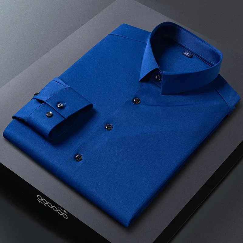 plus size 7xl elastic long-sleeve shirts for men solid color slim fit formal shirt single pocket Smart Casual business clothes
plus size 7xl elastic long-sleeve shirts for men solid color slim fit formal shirt single pocket Smart Casual business clothes