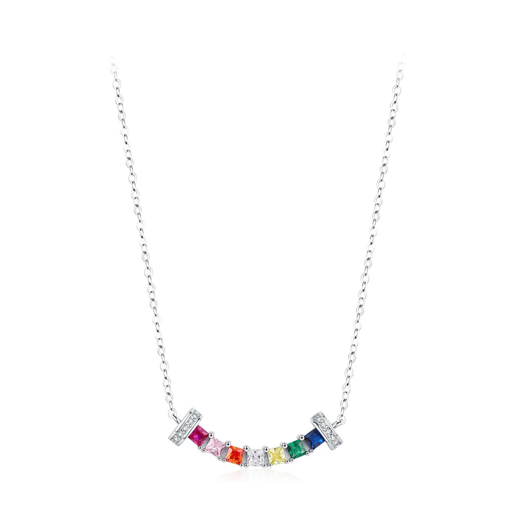 Apexelle Brand Luxury Jewelry 925 Sterling Silver Necklaces Square Rainbow Colorful Zircon Pendant Necklace Fine Jewelry
Apexelle Brand Luxury Jewelry 925 Sterling Silver Necklaces Square Rainbow Colorful Zircon Pendant Necklace Fine Jewelry