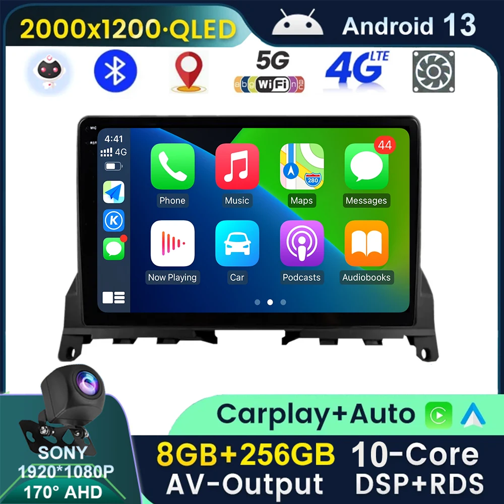 10-ядерный Автомобильный мультимедийный видеоплеер Android13 для Mercedes Benz C Class 3 W204 2006-2011 Carplay Авторадио GPS 2Din без DVD
10-ядерный Автомобильный мультимедийный видеоплеер Android13 для Mercedes Benz C Class 3 W204 2006-2011 Carplay Авторадио GPS 2Din без DVD