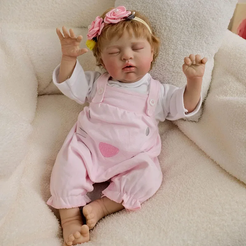 48cm Teddy Reborn Baby Doll Newborn Sleeping Baby Soft Body Real Life Baby Dolls 3D Skin Handmade Art Doll Muñecas Bebe Reborn
48cm Teddy Reborn Baby Doll Newborn Sleeping Baby Soft Body Real Life Baby Dolls 3D Skin Handmade Art Doll Muñecas Bebe Reborn