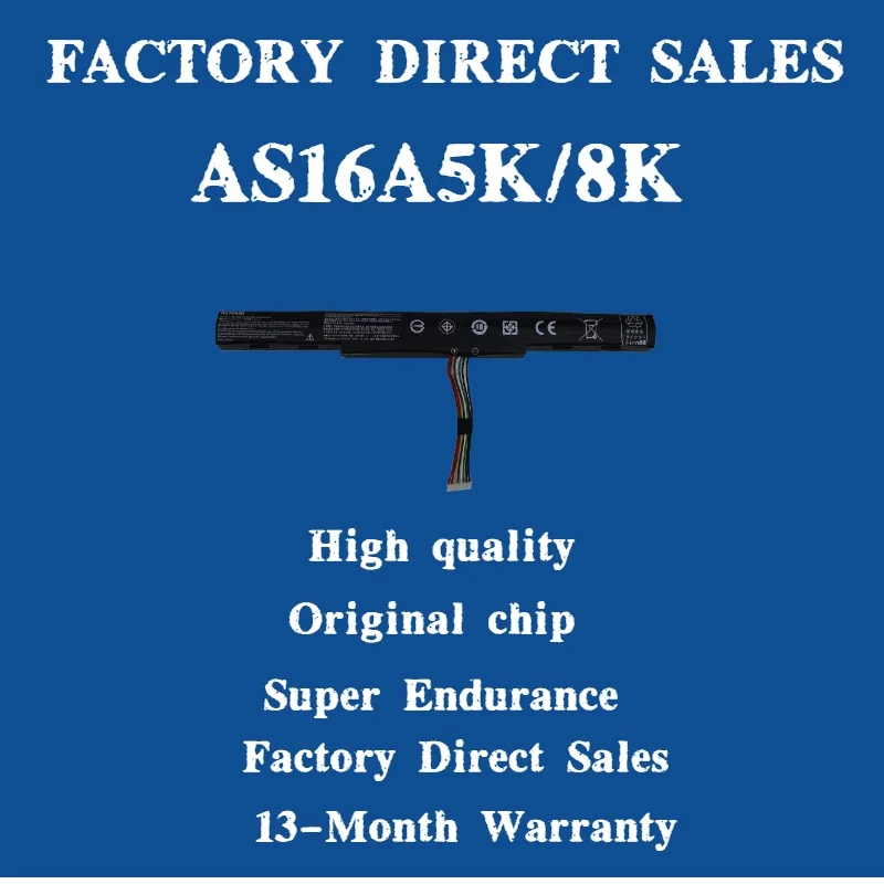 AS16A5K AS16A8K Battery For Acer Aspire E15 E5-475G 523G 553G 575G 774G E5-575-59QB E5-575 E5-575G-53VG
AS16A5K AS16A8K Battery For Acer Aspire E15 E5-475G 523G 553G 575G 774G E5-575-59QB E5-575 E5-575G-53VG