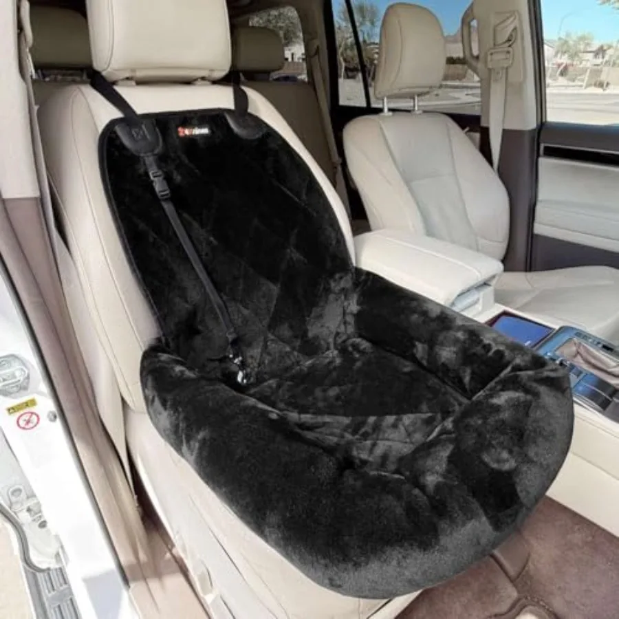 Dog Car Seat Plush Travel Bed for SUVs Trucks and Sedans Comfortable Supportive and Secure Ride for Small and Medium Dogs Washa
Dog Car Seat Plush Travel Bed for SUVs Trucks and Sedans Comfortable Supportive and Secure Ride for Small and Medium Dogs Washa