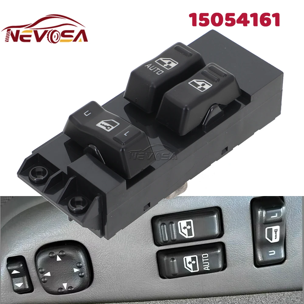 Electric Power Window Control Glass Switch For Chevrolet Silverado GMC Sierra 1500 2500 3500 15054161 15753934 Front Left Driver
Electric Power Window Control Glass Switch For Chevrolet Silverado GMC Sierra 1500 2500 3500 15054161 15753934 Front Left Driver