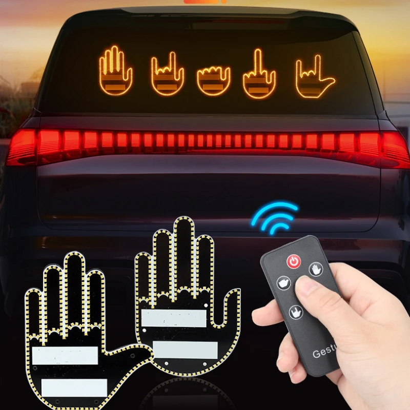 Gesture Control Car Lights MultiFunction AntiCollision Warning Interactive Palm Design Safe LowVoltage DualUse Decoration
Gesture Control Car Lights MultiFunction AntiCollision Warning Interactive Palm Design Safe LowVoltage DualUse Decoration