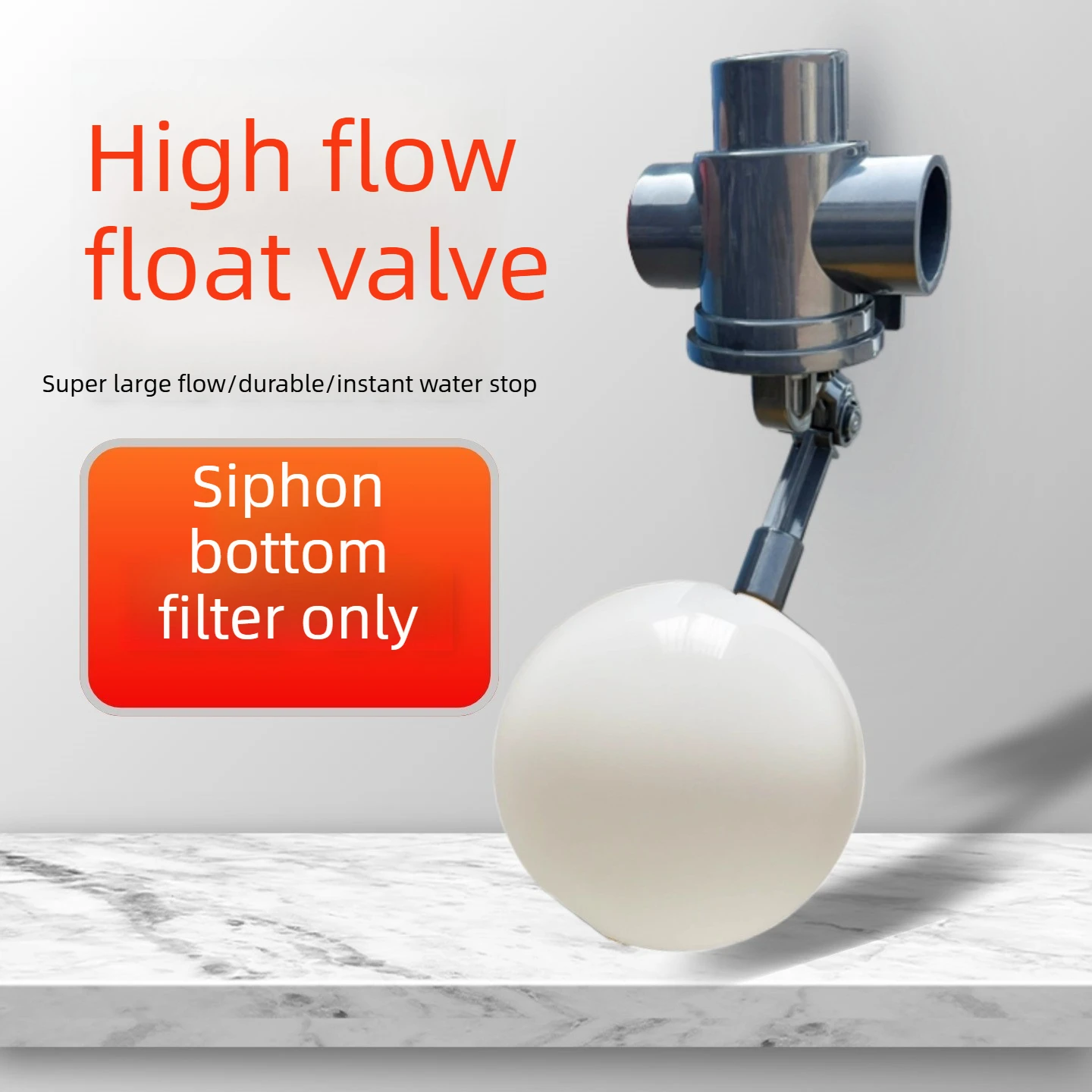 Aquarium Float Valve Automatic Water Refill Control Valve ID 32mm OD 40mm,For Fish Tank Bottom Filter Water Level Control
Aquarium Float Valve Automatic Water Refill Control Valve ID 32mm OD 40mm,For Fish Tank Bottom Filter Water Level Control