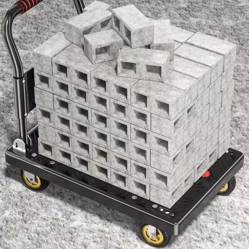 Household Goods Trolley Pulling Goods Four-wheeled Flatbed Cart Pushing Goods Truck Folding Trolley Express Trailer
Household Goods Trolley Pulling Goods Four-wheeled Flatbed Cart Pushing Goods Truck Folding Trolley Express Trailer