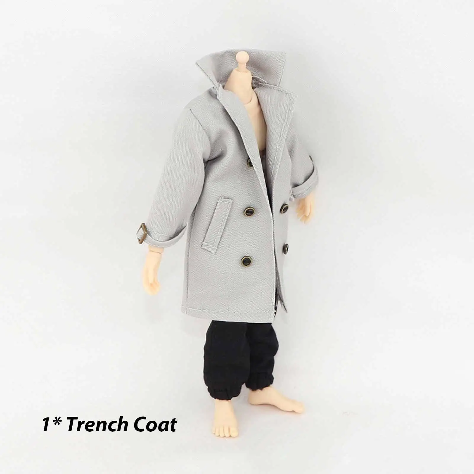 Miniature Figure Coat Fabric Long Trench Casual Clothing Accessory for 1/12 Scale Man Action Figure
Miniature Figure Coat Fabric Long Trench Casual Clothing Accessory for 1/12 Scale Man Action Figure
