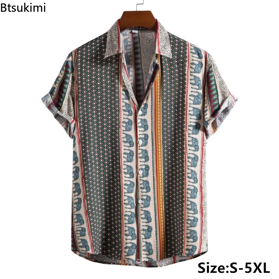 Fashion 3D Printed Men's Plus Size Loose Short Sleeve Shirt Summer Vintage Hawaiian Beach Shirt Casual Blouse for Men Streetwear
Fashion 3D Printed Men's Plus Size Loose Short Sleeve Shirt Summer Vintage Hawaiian Beach Shirt Casual Blouse for Men Streetwear