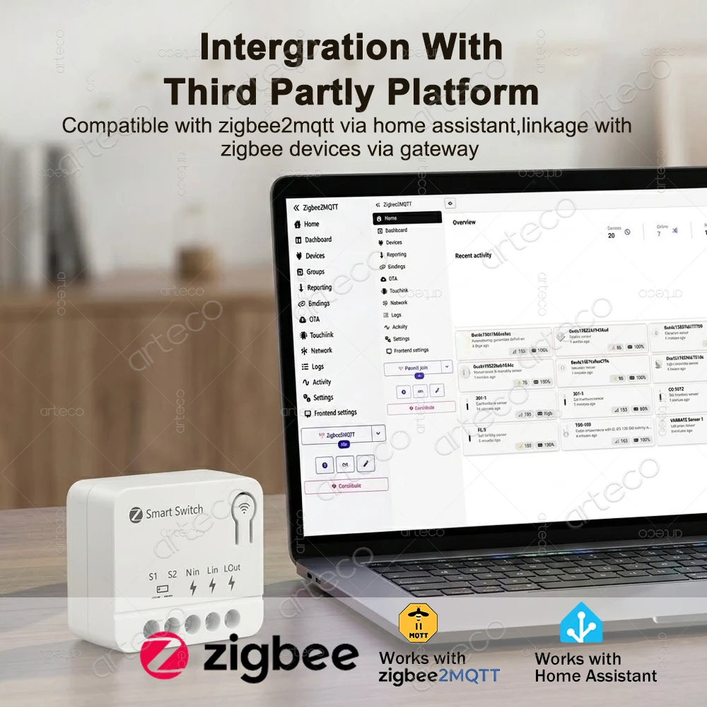 Zigbee Smart Switch Module Mini DIY Breaker Relay App Remote Timing Control via Smart Life Tuya Z2M Home Assistant Need Gateway
Zigbee Smart Switch Module Mini DIY Breaker Relay App Remote Timing Control via Smart Life Tuya Z2M Home Assistant Need Gateway