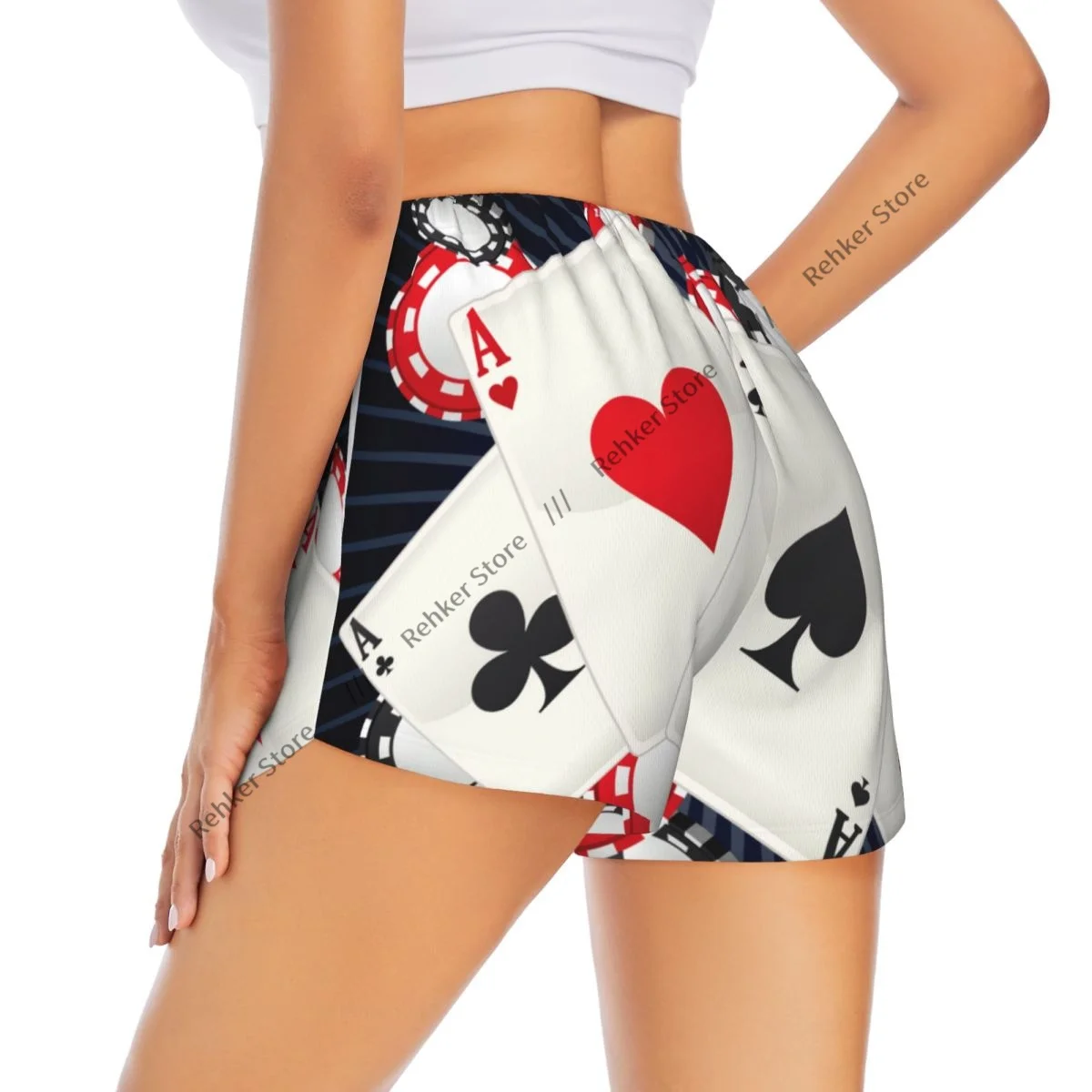 Женские шорты для йоги Full Ace Poker с полосатыми черными шортами для фитнеса, быстросохнущие женские шорты для йоги, тренажерного зала, бега, спортивная одежда
Женские шорты для йоги Full Ace Poker с полосатыми черными шортами для фитнеса, быстросохнущие женские шорты для йоги, тренажерного зала, бега, спортивная одежда