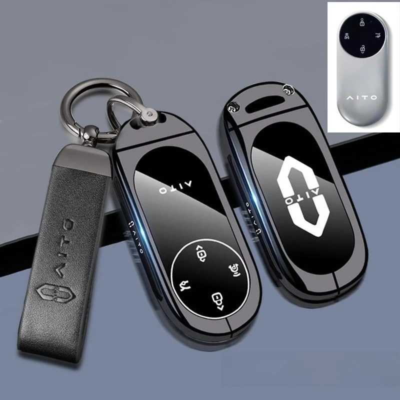 Premium Zinc Alloy Key Cover Case for AITO M9/M7/M5/M8 Ultra (2024-2025) - Protective Key Fob Shell Keybag Keychain
Premium Zinc Alloy Key Cover Case for AITO M9/M7/M5/M8 Ultra (2024-2025) - Protective Key Fob Shell Keybag Keychain