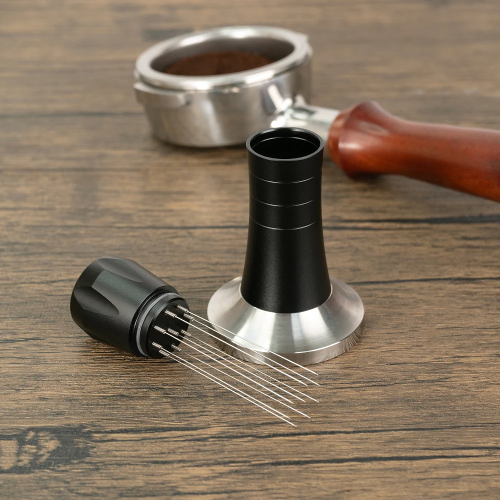 2 in 1 Coffee Stirrer Tamper Espresso Distribution WDT Tool Coffee Needle Hammer For Coffee Powder Tamping
2 in 1 Coffee Stirrer Tamper Espresso Distribution WDT Tool Coffee Needle Hammer For Coffee Powder Tamping