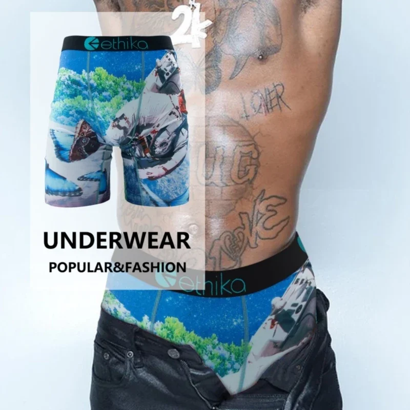 ETHIKA Мужское нижнее белье Боксеры Дышащая сетка Мужские трусы для плавания размера плюс S-3XL Мужские трусы Сексуальные мужские трусы-боксеры 
ETHIKA Мужское нижнее белье Боксеры Дышащая сетка Мужские трусы для плавания размера плюс S-3XL Мужские трусы Сексуальные мужские трусы-боксеры